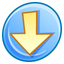 descending, Decrease, download, Down, Descend, fall LightSkyBlue icon