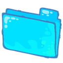 Folder Aqua icon