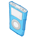 Blue, ipod Black icon