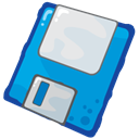 Floppy, save Black icon