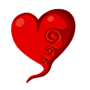 valentine, love, Heart Red icon