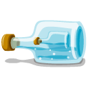 In, Bottle, Iphoto LightBlue icon