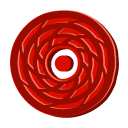 disc, Cane, save, Disk, red DarkRed icon