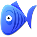 Cartoon, Bluefish RoyalBlue icon