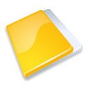 yellow, cancel, Folder, no, Close, stop Black icon