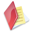 document, File, paper, Folder, red Black icon