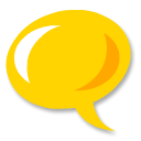 talk, Comment, speak, Chat Gold icon