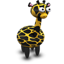 Vista, giraffeporcelain Black icon