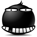 Bad, happy, Face, Avatar, Emotion, smile, Emoticon Black icon