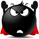 Emoticon, Man, profile, Account, male, person, Face, people, Human, member, Avatar, user, Super, Emotion Black icon