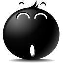 Emoticon, smile, Avatar, Emotion, Face, funny, Fun, happy Black icon