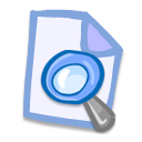 File, paper, search, seek, document, Find Black icon