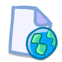 document, File, paper, web AliceBlue icon