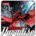 paradise, burnout Black icon