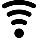 connected, signals, signal, Connect, low, symbols, interface, Connection, Wifi, symbol Black icon