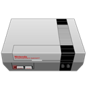 nintendo, gray Black icon