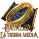 batalla, tierra, por, media Black icon