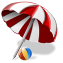 parasol Black icon