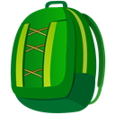Backpack Green icon