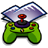 Game, gaming, Folder Black icon