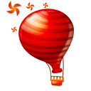 Balloon, pleasance DarkRed icon