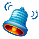 bell, ringtone Teal icon
