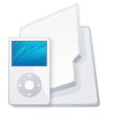 Folder, mp3 player, ipod Black icon