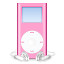 mp3 player, pink, mini, ipod Black icon