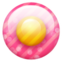 button, pink LavenderBlush icon