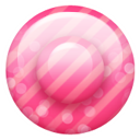 button, pink MistyRose icon