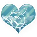 Heart, love, valentine, Blue CadetBlue icon