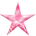 Favourite, star, bookmark, pink Icon