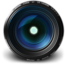 lightroom, lens Black icon