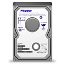 maxtor, vertical Black icon