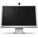 Isight, Display, screen, Computer, cinema, monitor Black icon