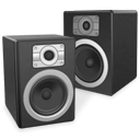 sound, speaker, experience, voice, twin DarkSlateGray icon