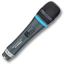 Microphone, mic Black icon