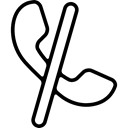 Not, signs, calls, prohibition, Call, No Calls, mobile phone, Prohibited, No Call Black icon