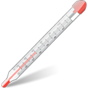 thermometer Black icon