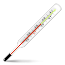 thermometer Black icon