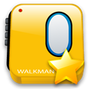 fav, walkman Gold icon