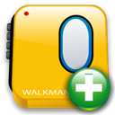 Add, plus, walkman Gold icon