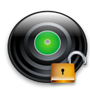 save, Disk, disc, Unlock Black icon
