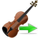 ok, yes, instrument, right, correct, next, Arrow, Forward, Violin Black icon