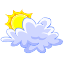 weather, Cloud, climate, sun Black icon
