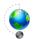 phase, planet, earth, Moon, world, globe, Full Black icon