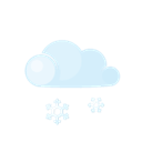 day, lightcloud, Sleet Black icon