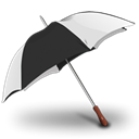 Umbrella Black icon