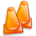 cone, Construction Black icon