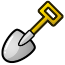 shovel Black icon